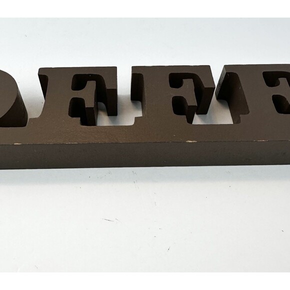 Brown Wood Coffee Bar Kitchen Decor Sign - Picture 8 of 10